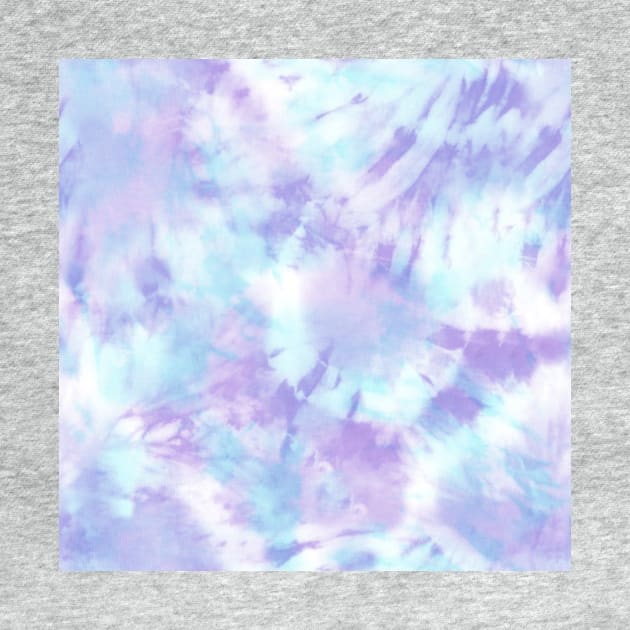 Purple and Blue Pastel Tie-Dye by Carolina Díaz